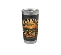 Vintage Alabama Sweet Southern Roots Gobelet isotherme en acier inoxydable double paroi