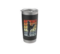 Vintage Architecte Architecte Ingénieur Profession Gobelet isotherme en acier inoxydable double paroi