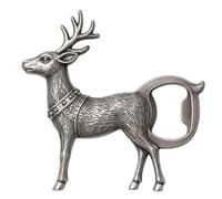 Vintage Deer Shape Metal Beer Bottle Opener Lid Remover For Home Bar | Vintage Deer Shape Metal Bottle Opener Features Heavy Duty Construction For Fast Easy Beer Bottle Can Lid Removal