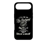Vintage I'll Be in The Backyard Charcoal Grill Master Coque pour iPhone Air