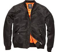Vintage Industries Welder, veste en textile M Noir Noir