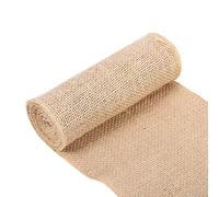 Vintage Nature Hesse Jute Jute Toile De Jute Ruban Chemin De Table Artisanat Président De Mariage De Noël(15x200cm) Tela Juta Chemin de Table Toile de cannage