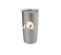 Vintage Panda Lovers Outdoor Adventure Nature Hommes Femmes Gobelet isotherme en acier inoxydable double paroi