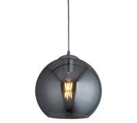 VINTAGE Pendule Luminaire Boule De Verre Spots Plafond Suspendu Salon Lampe fumée Projecteur