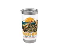 Vintage Pointe-Noire Congo Voyage Souvenir Landmark Cadeau Gobelet isotherme en acier inoxydable double paroi
