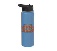 Vintage Recess School Break Est Whenever Design Stainless Steel Insulated Water Bottle
