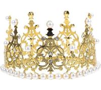 Vintage-Strass-Cake-Topper-Gold