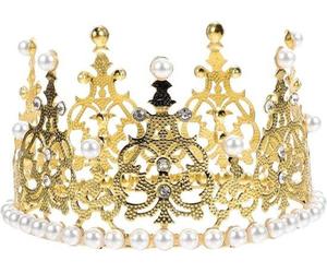 Vintage-Strass-Cake-Topper-Gold
