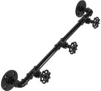 Vintage style industriel mur monté Triple Coat Haken Rack Pegs porte-serviettes rail