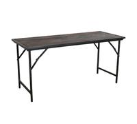 VINTAGE - Table pliante marron L153 Marron