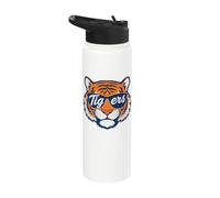 Vintage Tiger Wearing Sunglasses Retro Graphic Tee Tiger Stainless Steel Insulated Water Bottle