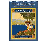 Vintage Travel Posters around the World (Wall Calendar 2027 DIN A3 portrait), CALVENDO 12 Month Wall Calendar: Iconic artwork posters from 1920-1950