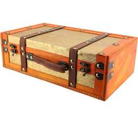 Vintage -Valise 34x20x11cm Bagage en bois Antiquitätspraystruhe