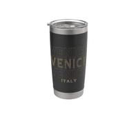 Vintage Venise Italie Gobelet isotherme en acier inoxydable double paroi