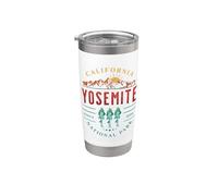 Vintage Yosemite National Park Californie USA Randonnée Gobelet isotherme en acier inoxydable double paroi