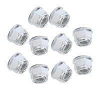 VINTORKY 10pièces Écrou à Filetage Inversé pour Lame de Tondeuse Compatible avec Spindle de Tondeuse Écrou de Retenue de Lame Flasque Gauche Accessoires Entretien de Pelouse Kit Adaptateur
