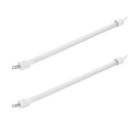 VINTORKY 2 Pièces Élément Chauffant Électrique Tube Quartz 34,5cm | Insertion Portable pour Réparation de Chauffage, Adapté aux Propriétaires et Réparateurs, Couleur Blanc Céramique