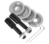 VINTORKY 2ensembles Arbres Extension pour Meuleuse à Angle Adaptateur Arbre de Moteur Support de Roue de Polissage et Meule pour Bricolage et Entretien