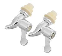 VINTORKY 2pièces Robinet Distributeur Boisson Argent pour Bouteille Contrôle Précis Débit Compatible Distributeur Jus Vin Bière