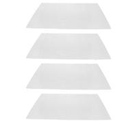 VINTORKY 4pcs Feuilles de Plateau de Germination en Fer Argenté pour Micro-pousses, Coussinets en Filet pour Jardinage, Favorisent la Croissance et Améliorent Le Taux de Germination