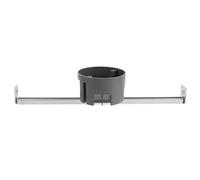 VINTORKY 55lbs Boîtier Électrique Plafond Rond avec Support Réglable - Capacité en Pouces Cubes Fixation Plafonnier Jusqu'à 55 Lbs pour Ventilateurs et Luminaires