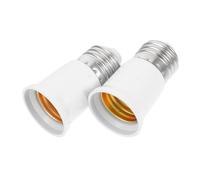 VINTORKY Adaptateur de Douille Ampoule E27 2pcs en Cuivre et Pc, Rallonge Hauteur 65mm, Conversion pour Ampoule Led, Lampe de Bureau Minimaliste