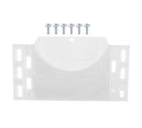 VINTORKY Bac de Récupération des Condensats du Climatiseur Blanc en Plastique Structure Unique de Goutte pour Unité Extérieure, Accessoire Ambiance Estivale sans Fuite
