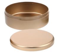 VINTORKY Boîte à Bonbons Ronde Petite avec Couvercle Contenant Métal Portable pour Dragées Biscuits et Bijoux Boîte Cadeau Multifonction pour Fêtes et Rangement