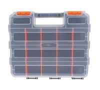 VINTORKY Boîte à Outils en Plastique Compartiments, Organisateur Réutilisable Facile à Utiliser pour Perles et Écrous, pour Loisirs Créatifs et Rangement de Petites Pièces