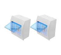 VINTORKY Boîte de Jonction Étanche en Plastique 2pcs pour Disjoncteurs, Coffret Électrique Extérieur Solide Protection les Intempéries, pour Usage en Extérieur
