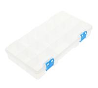 VINTORKY Boîte de Rangement Plastique pour Petites Pièces Fermeture à Boucle, Étanchéité, pour Composants Électroniques et Hameçons Portables
