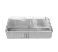 VINTORKY Boîtier de Compteur Électrique en Plastique PC Couvercle Étanche, Protection L'eau, Installation Facile pour Usage Domestique et Commercial