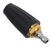 VINTORKY Buse Turbo Rotative 1/4 Pouce pour Nettoyeur Haute Pression 4000psi Raccord Rapide en Laiton et Acier Inoxydable pour Nettoyage Industriel