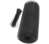 VINTORKY Clôture de Jardin et Protection des Animaux Noire 0,4x6m en Plastique Filet à Volaille Robuste et Facile à Nettoyer pour Décoration Extérieure