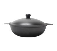 VINTORKY Cocotte en Fonte 16 Cm Couvercle, Marmite à Braiser Antiadhésive, Casserole Fiable pour Cuisson Gaz et Induction, Ustensile Cuisine Ménager Polyvalent pour Riz Braisé et Plats