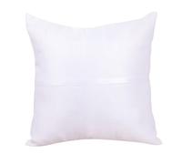VINTORKY Coussin Facile à Transporter Carré en Polyester Blanc Porte-alliances Design Floral Romantique Cérémonie de Mariage