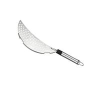 VINTORKY Crépine En Acier Inoxydable Demi-lune 24 Cm Égouttoir à Casseroles Et Poêles Inox Compatible Gauchers Et Droitiers Usage La Cuisine Quotidien