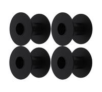 VINTORKY Enrouleur de Câble en Plastique Noir, 4 Pièces, Format Compact, Robuste, pour Organiser Rapidement Fils de Soudure et Câbles au Laboratoire L’Atelier
