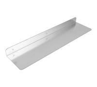 VINTORKY Étagère Murale INOX 201 Renforcée 40x10 Cm sans Perçage, Support Flottant Robuste pour Rangement Mural Bureau Cuisine Salle de Bain, Étagère Métallique