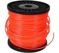 VINTORKY Fil de Coupe-bordures Rond en Nylon Orange 100m Compatible Universellement pour Tondeuse à Gazon Jardinage Facile à Utiliser 1 Rouleau