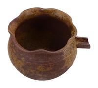 VINTORKY Fontaine en Céramique pour Terrasse et Cour, Pot Cascade Naturelle Circulation, Design Rustique et Élégant pour Jardin Intérieur et Extérieur