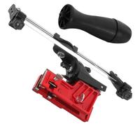 VINTORKY Guide d'affûtage de tronçonneuse Universel en Acier Inoxydable avec Angle réglable, Outil Pratique pour Entretien Rapide de chaînes, 21,5 cm, pour propriétaires de tronçonneuses