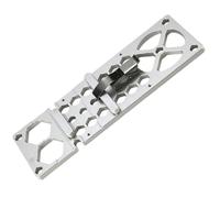 VINTORKY Guide D'équerre pour Scie Circulaire sur Rail en Acier Inoxydable et Alliage D'aluminium, Angles de Coupe Précis pour Projets de Bricolage à Domicile