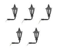 VINTORKY Lampe de Simulation Murale Style Européen Mini Modèle 3v Lot de 5 Noir Couleur Aléatoire