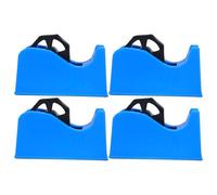 VINTORKY Lot de 4 supports de dévidoir de ruban adhésif de bureau, compatibles avec les rouleaux de 25 et 75 mm, base lestée antidérapante, pour fournitures de bureau et scolaires.