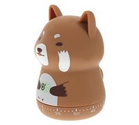 VINTORKY Minuteur Cuisine Mécanique en Forme d’Animal, Compte à Recul de Dessin Animé, en ABS, Rappel pour Cuisson des Œufs et Friture