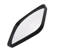 VINTORKY Miroir Vue Grand Angle Carré de Sécurité Convexe Noir en Plastique et Verre et Haute Visibilité pour Angles Morts pour Allées Extérieures et Surveillance