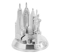 VINTORKY Modèle Décoration Intérieure de Métallique Monument de New York Rétro Ornement de Table Vintage Souvenir de Maison pour Bureau et Salon