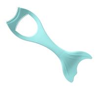 VINTORKY Outil de Maquillage Yeux Multifonctions en Silicone Bleu, Pochoir Réutilisable pour Eyeliner, Mascara et Fard à Paupières, Compact et Pratique Maquillage Précis et Rapide