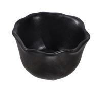 VINTORKY Petit Gobelet Tasse à Thé en Céramique Rétro, Poterie Noire, Style Simple et Élégant, 1 Pc, pour Thé de L'après- et Réunions Entre Amis